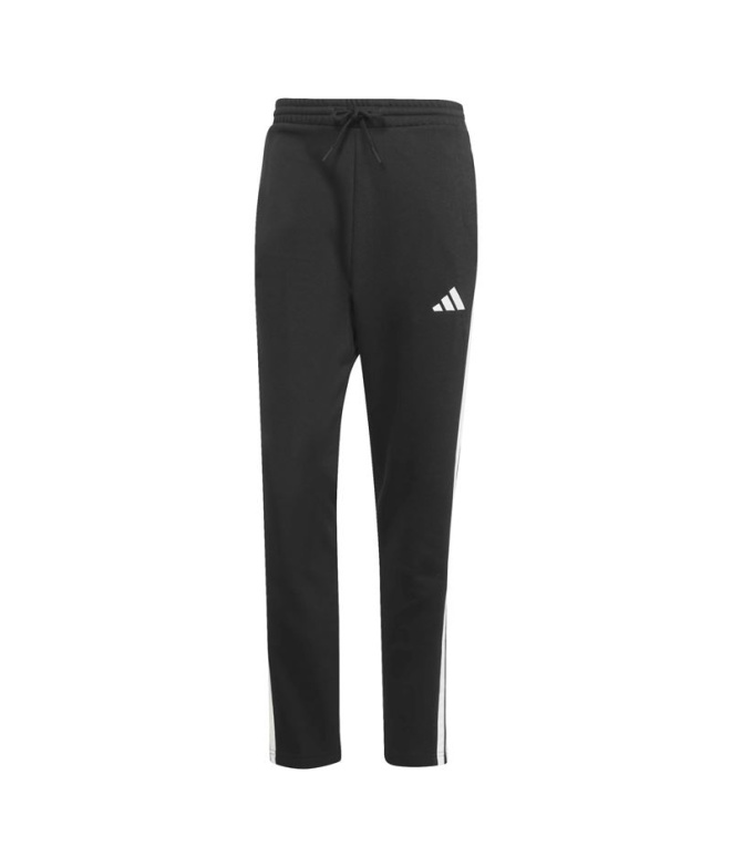 Calça Homem adidas 3 Stripes Fl O, preta/branca