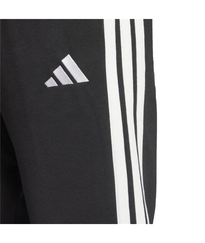 Calça Homem adidas 3 Stripes Fl O, preta/branca