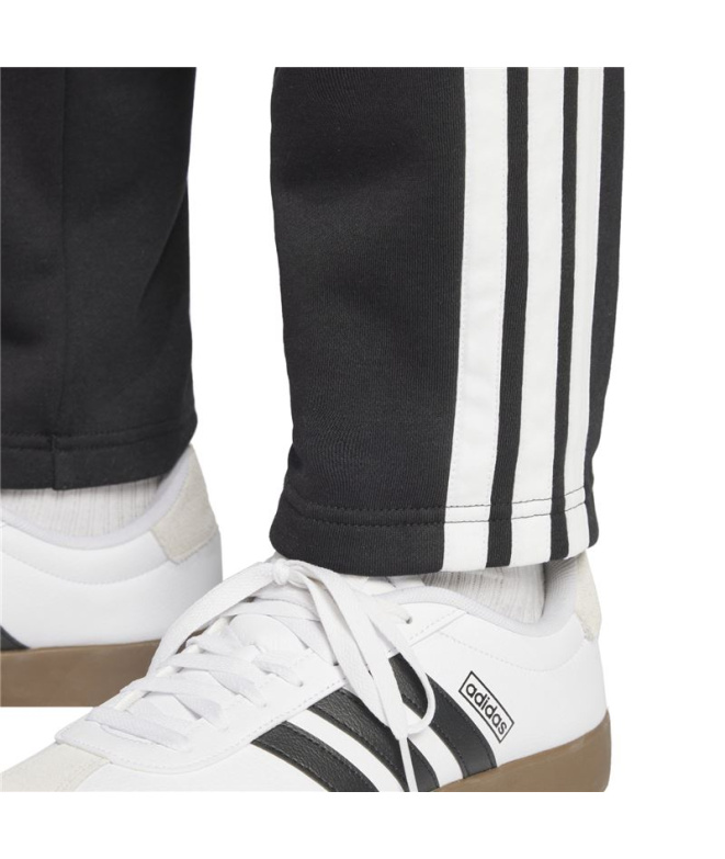Calça Homem adidas 3 Stripes Fl O, preta/branca