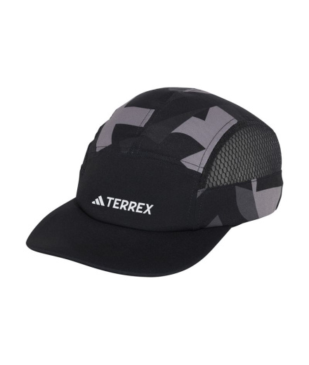 Gorra de Trail adidas Trx 5P Cap Grph Negro