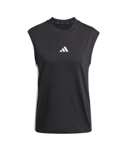 T-shirt Femme adidas 3-Stripes SJ TK Noir/Blanc