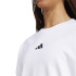 Sweat-shirt adidas à 3 Sweat French Terry Femme blanc/noir