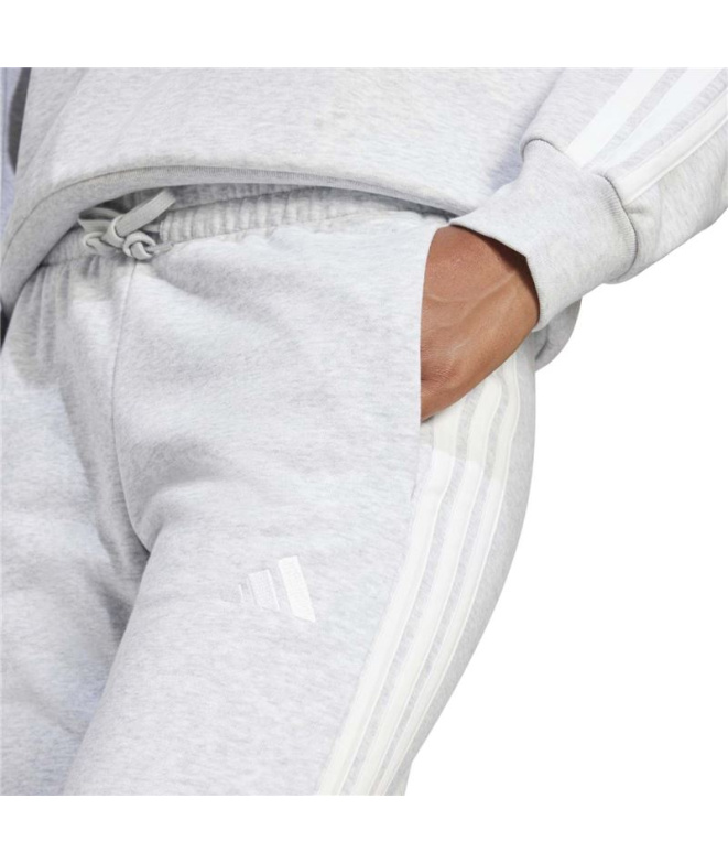 Pantalon blanc adidas 3-Stripes Ft Cf Femme