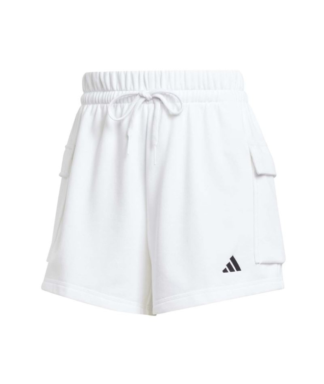 Pantalones adidas SL Ft Sho Mujer Blanco/Negro