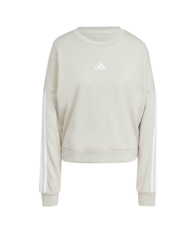 Moletom Mulher adidas 3-Stripes Ft Swt azul/branco