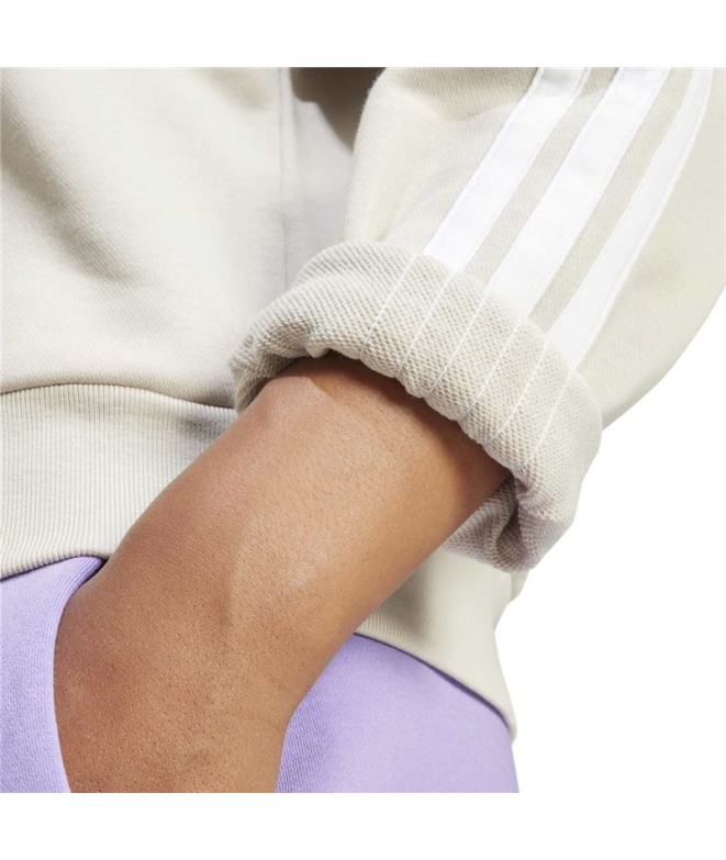 Moletom Mulher adidas 3-Stripes Ft Swt azul/branco