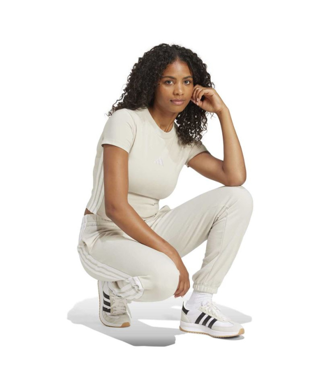 Pantalons Femme adidas 3 bandes Ft CF bleu/blanc