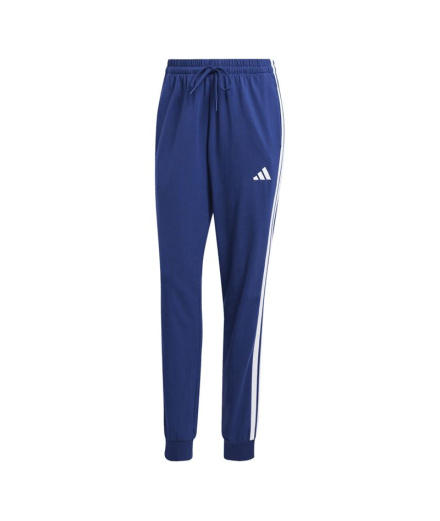 Calça jogger Mulher adidas 3 Stripes Sj, azul escuro/branca