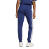Calça jogger Mulher adidas 3 Stripes Sj, azul escuro/branca