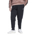 Pantalons de jogging adidas 3 Stripes SJ Femme noir et blanc