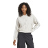 Coupe-vent bomber adidas 3 bandes Femme beige/blanc