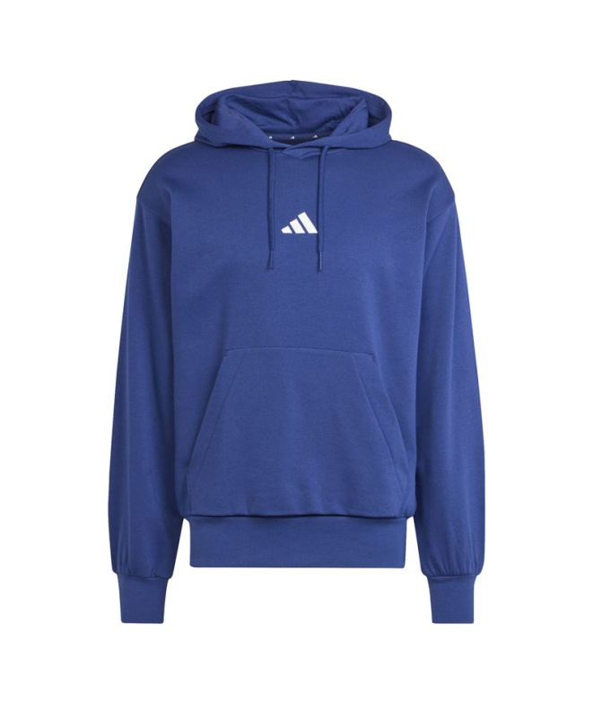 Sweat adidas Feelcozy HD Homme bleu foncé/blanc