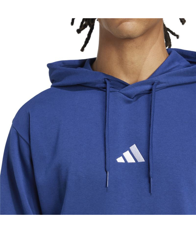 Sweat adidas Feelcozy HD Homme bleu foncé/blanc