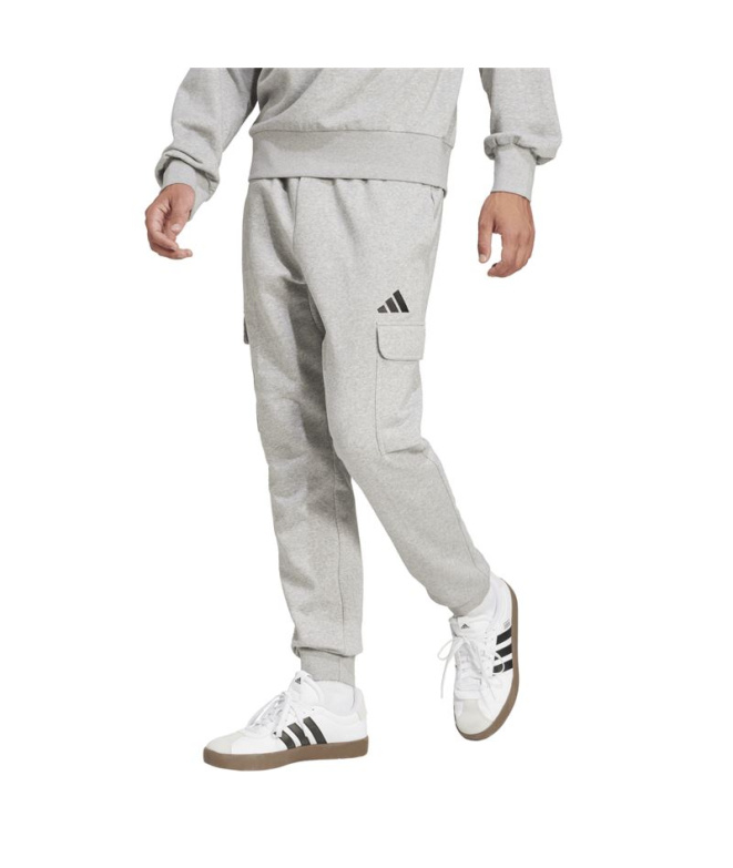 Pantalones adidas Felczy Hombre Gris/Negro