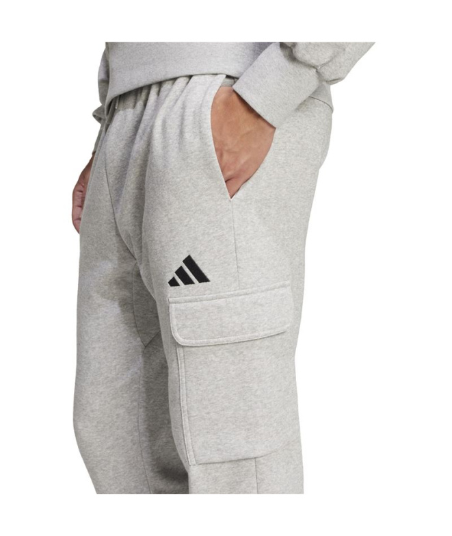Pantalones adidas Felczy Hombre Gris/Negro