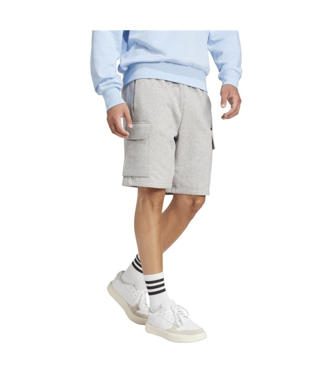Pantalones adidas Felczy Sho Hombre Gris/Negro