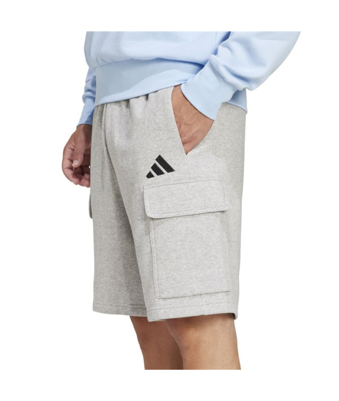 Pantalones adidas Felczy Sho Hombre Gris/Negro