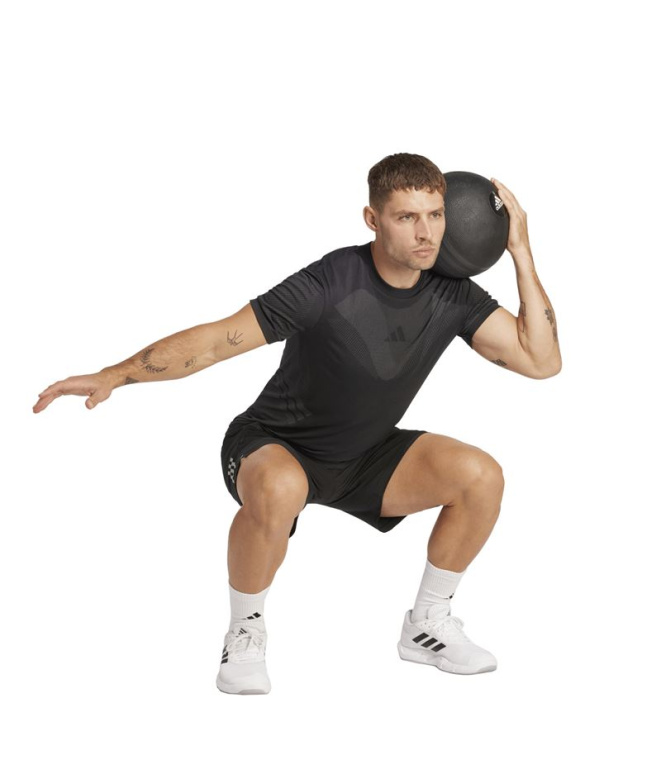 T-shirt adidas Gym+ Fitness , taille Homme , noir
