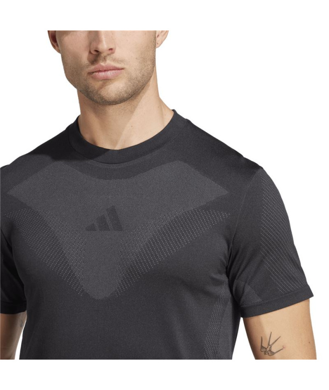 T-shirt adidas Gym+ Fitness , taille Homme , noir