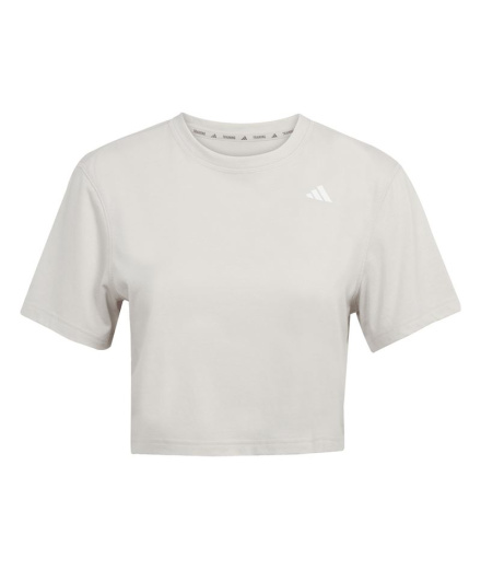 Camiseta de Fitness adidas We Min Mujer Beige