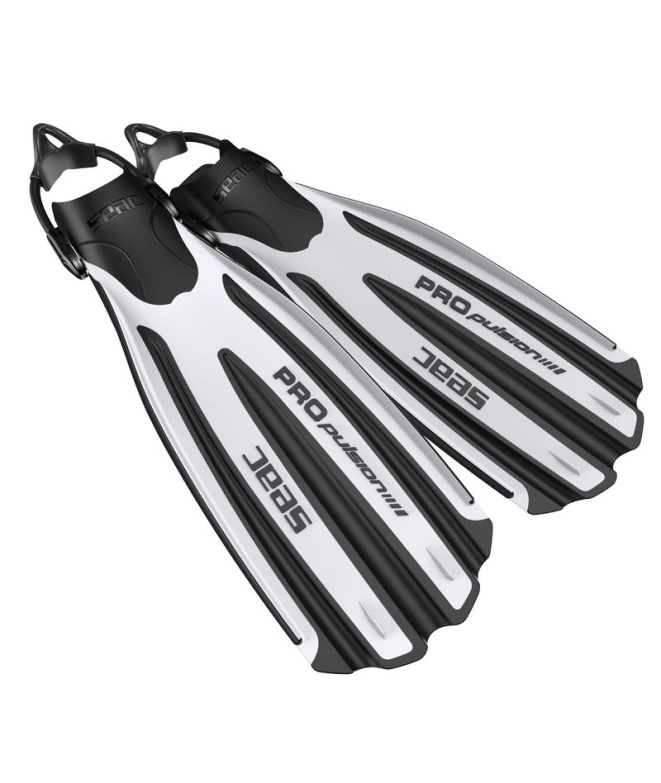 Aletas Propulsion S C/ Bungee Blanco Seac