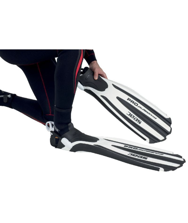 Aletas Propulsion S C/ Bungee Blanco Seac