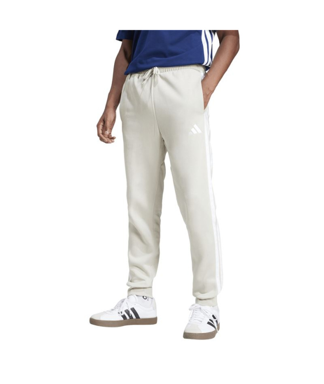 Pantalones adidas 3 Bandas Fl Tc Hombre Blanco