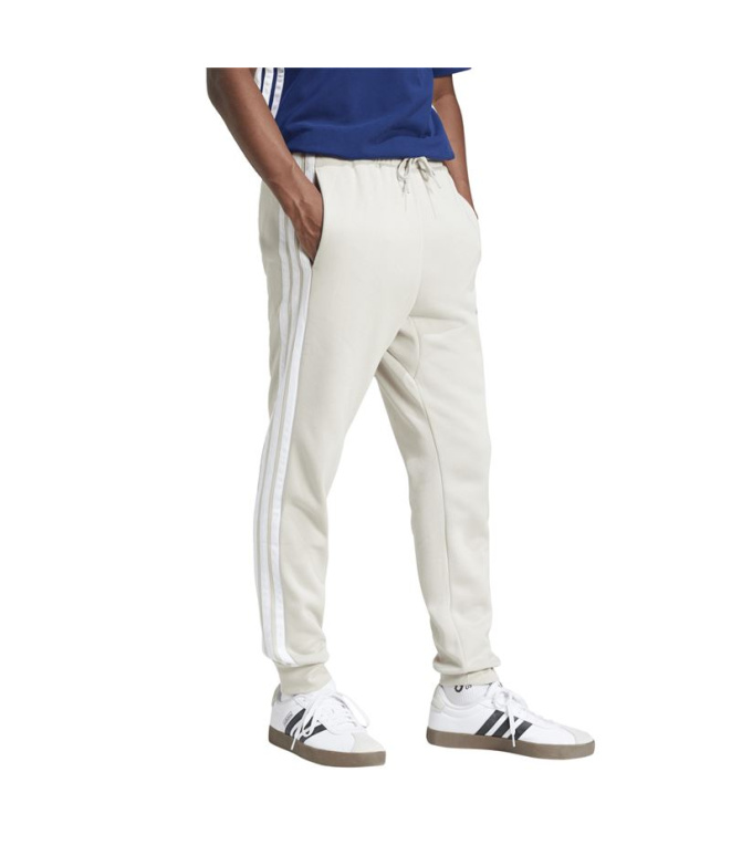 Pantalones adidas 3 Bandas Fl Tc Hombre Blanco