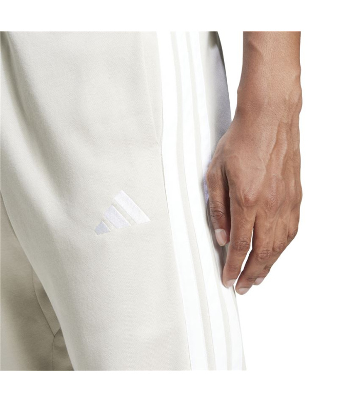 Pantalones adidas 3 Bandas Fl Tc Hombre Blanco