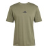 T-shirt Homme adidas 3 bandes SJ vert foncé/noir