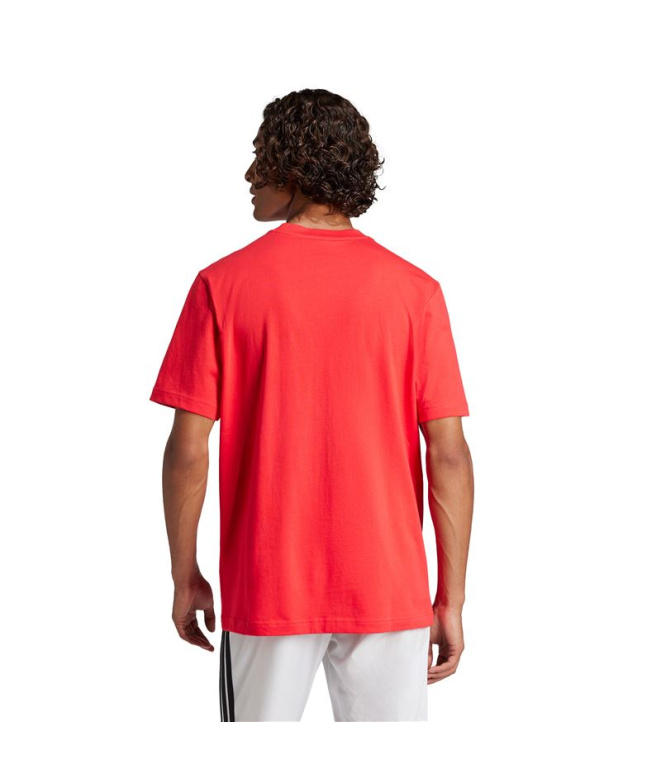 T-shirt Homme adidas SL Sj bordeaux/noir