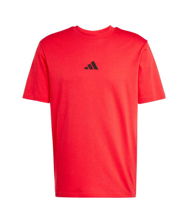 T-shirt Homme adidas SL Sj bordeaux/noir