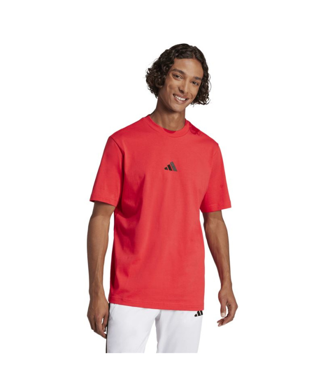 T-shirt Homme adidas SL Sj bordeaux/noir