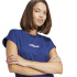 T-shirt Femme adidas Lin Sj bleu foncé/blanc