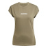 T-shirt Femme adidas Linear Sj Estoli/Blanc