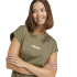 T-shirt Femme adidas Linear Sj Estoli/Blanc