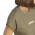 T-shirt Femme adidas Linear Sj Estoli/Blanc
