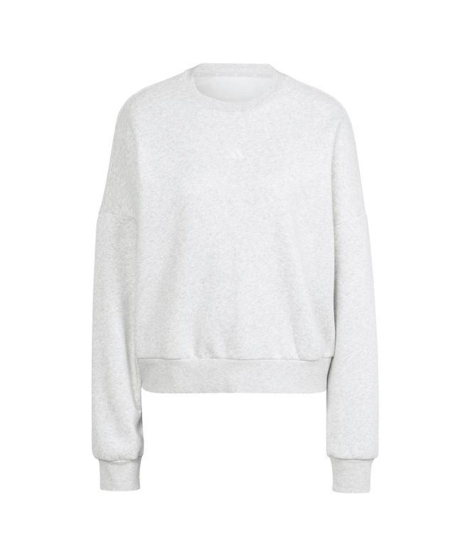 adidas Mulher Moletom SL FC SWT cinza/branco