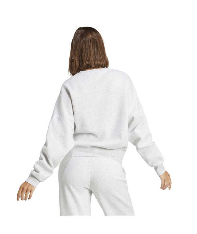 adidas Mulher Moletom SL FC SWT cinza/branco