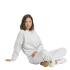 adidas Mulher Moletom SL FC SWT cinza/branco