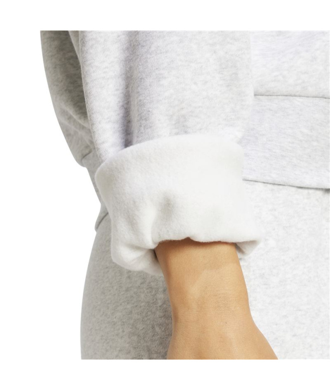 adidas Mulher Moletom SL FC SWT cinza/branco