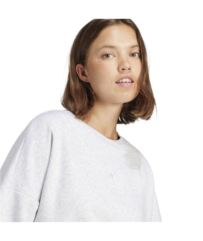 adidas Mulher Moletom SL FC SWT cinza/branco