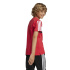 Camiseta adidas 3 Bandas Tib Infantil Rubpur/Blanco