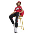 Camiseta adidas 3 Bandas Tib Infantil Rubpur/Blanco