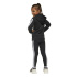 Survêtement adidas Lg 3 Stripes Tib Fl St Enfant noir