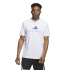 Camiseta Basquetebol Homem adidas BB Perf Logo branca