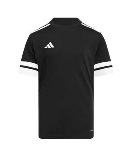 Camiseta Futebol Infantil adidas Squa25 Jsy preta/branca