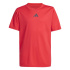 Conjunto Infantil Fitness Set adidas Tr-Es 3-Stripes, bordô/preto