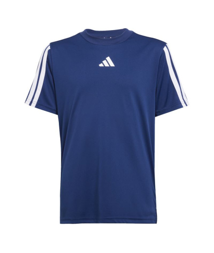 Camiseta adidas Tr-Es 3-Stripes Fitness Menino , Azul...
