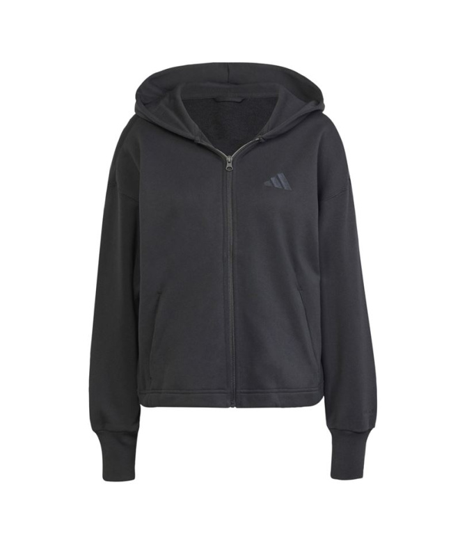 Moletom Mulher adidas All Season Ft Fz preto